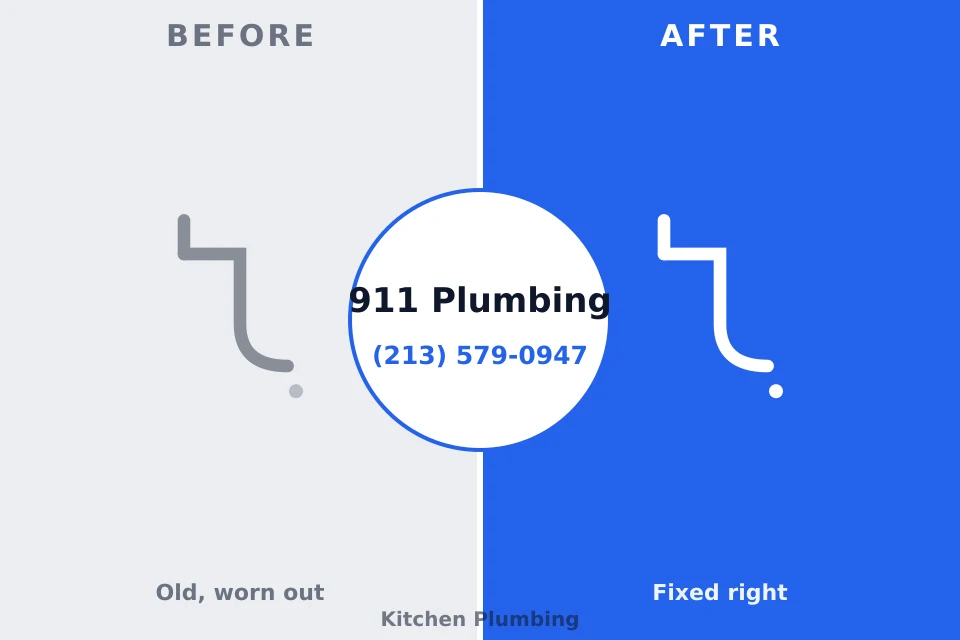 Before and after: plumbing company North Middletown, NJ